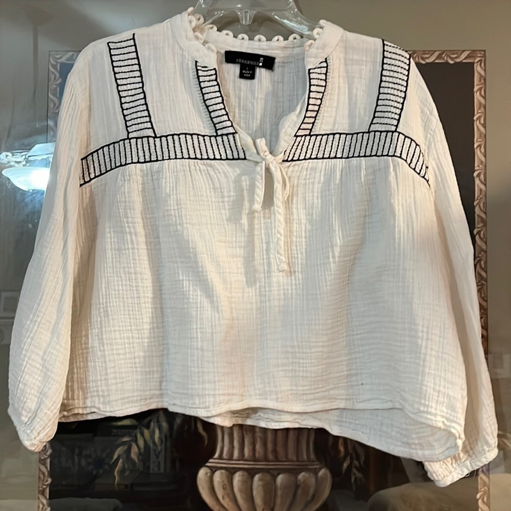 Cute Broadway 38 crop shirt L